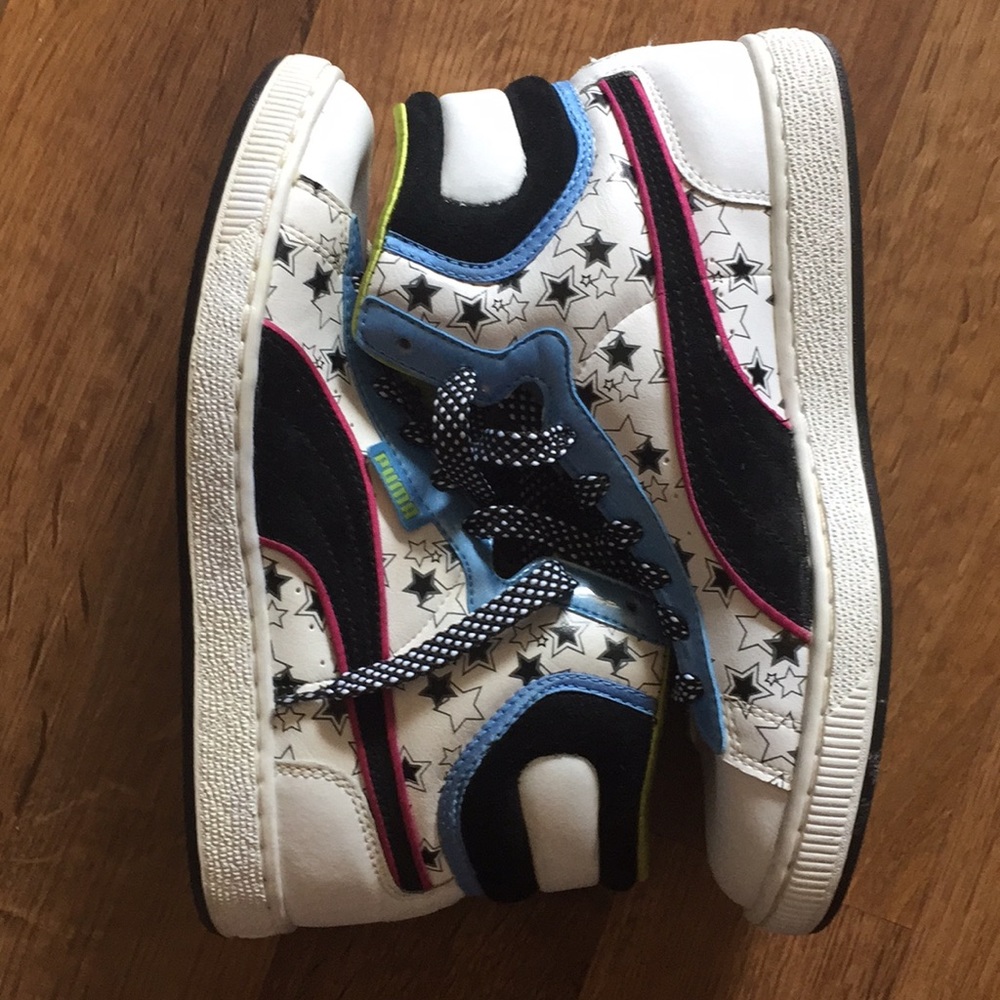 Puma High Tops NWOB US7.5 Stars